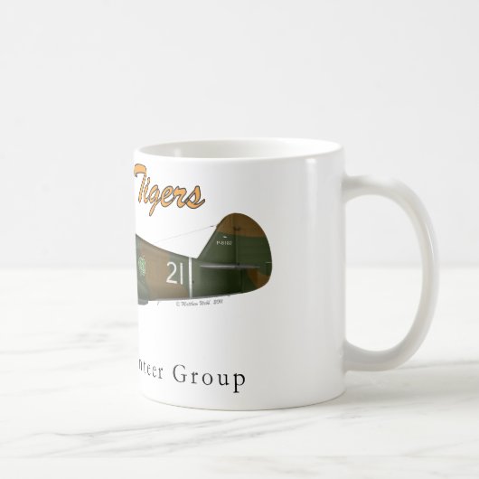 P-40Bフライング・タイガース コーヒーマグカップ (右)