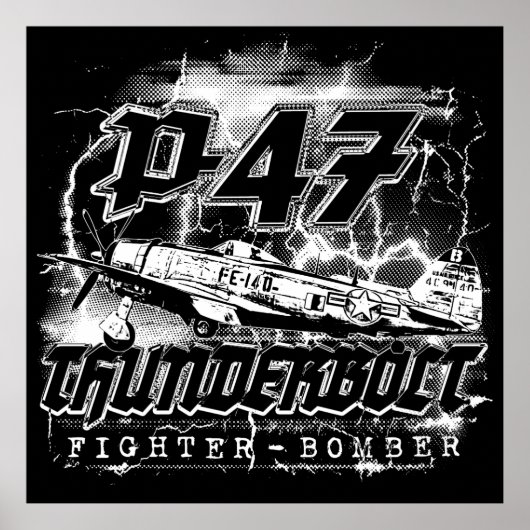 P-47サンダーボルト ポスター (正面)