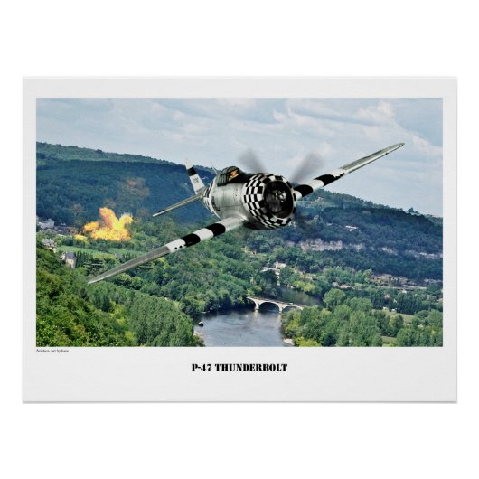 P-47サンダーボルト ポスター (正面)