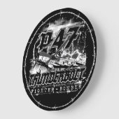 P-47サンダーボルト ラージ壁時計 (傾斜)