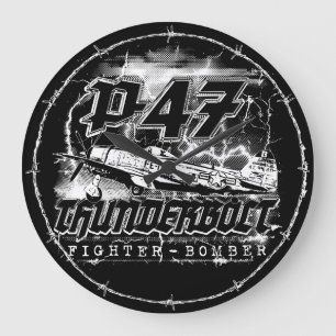 P-47サンダーボルト ラージ壁時計