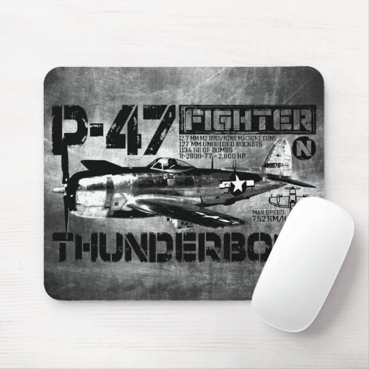 P-47落雷 マウスパッド (マウス)