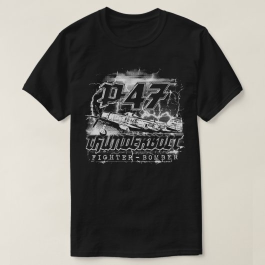 P-47落雷 Tシャツ (デザイン正面)