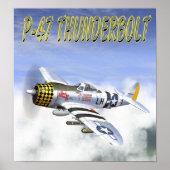 P-47 THUNDERBOLTポスター ポスター (正面)