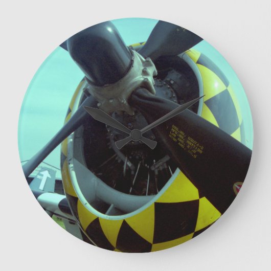 P-47 Thunderbolt壁時計 ラージ壁時計 (正面)