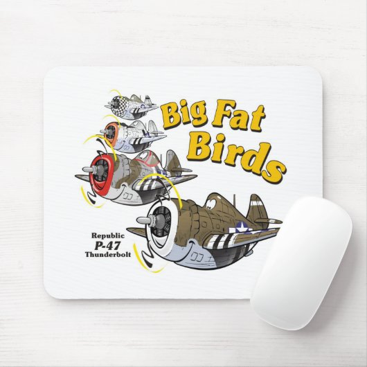 P-47 thunderbolt形成中 マウスパッド (マウス)