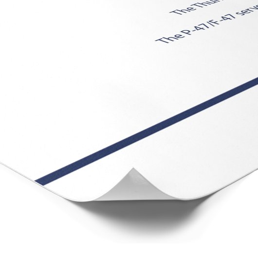 P-47D 356FS USAAF ポスター (角)