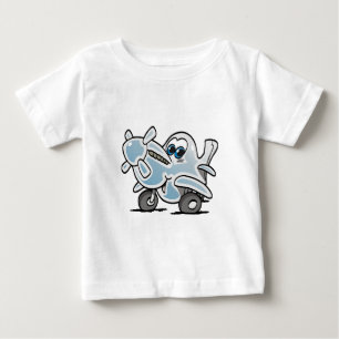 P-51マスタングは似たベビー飛行機 ベビーTシャツ