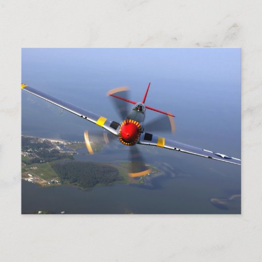 P-51マスタングポストカード ポストカード (正面)