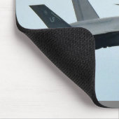 P-51マスタング付きF-35ファイタージェット マウスパッド (コーナー)