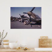 P-51マスタング準備， 1942 ポスター (キッチン)