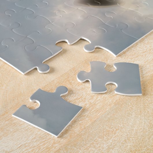 P-51マスタング第二次世界大戦ファイター飛行機 ジグソーパズル (側面)