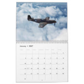 P-51マスタング カレンダー (1月 2027)