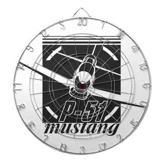 P-51マスタング ダーツボード (正面)