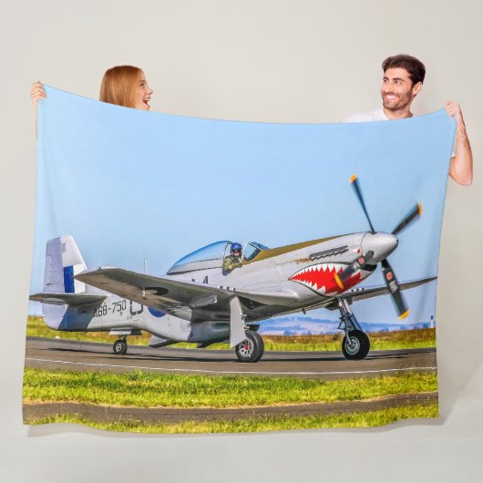 P-51マスタング フリースブランケット (インサイチュ)