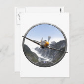 P-51マスタング ポストカード (正面/裏面)