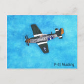 P-51マスタング ポストカード (正面)