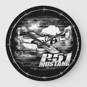 P-51マスタング ラージ壁時計