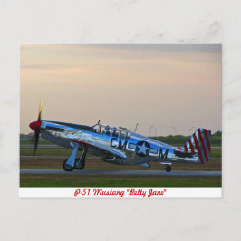 P-51マスタンベティ・ジェーン葉書 ポストカード