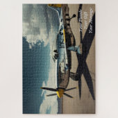P-51ムスタンアーティストの印象の伝説の空 ジグソーパズル (縦)