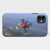P-51ムスタングの戦闘機 Case-Mate iPhoneケース (裏面(横))