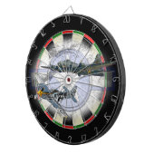 P-51ムスタングの飛んでいるな護衛 ダーツボード (正面右)