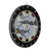 P-51ムスタングの飛んでいるな護衛 ダーツボード (正面左)