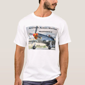 P-51ムスタング及び日本人のゼロ人のTシャツ Tシャツ