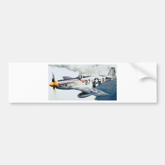 P-51ムスタング バンパーステッカー (正面)