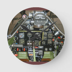 P-51ムスタング ラウンド壁時計