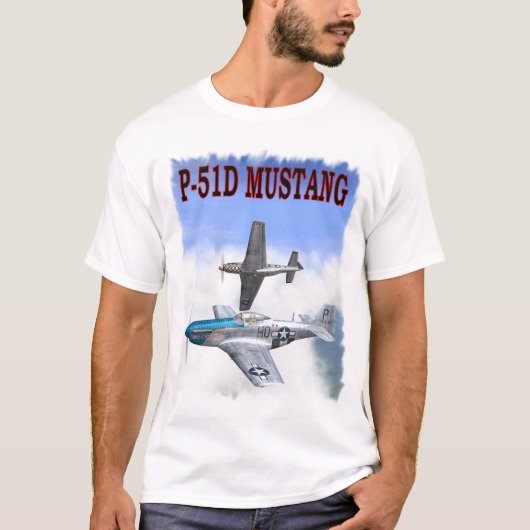 P-51ムスタング Tシャツ (正面)