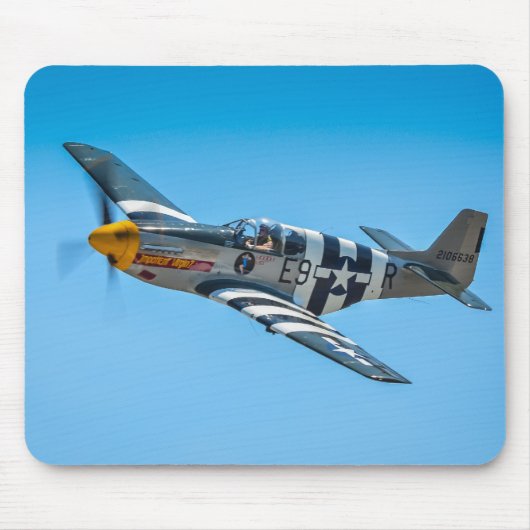 P-51ムスタングWarbird マウスパッド (正面)