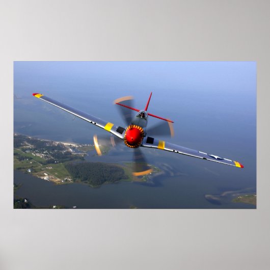 P-51ムスタンポスター ポスター (正面)