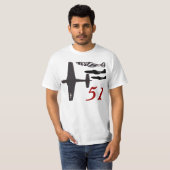 P 51壊れ目 Tシャツ (正面フル)