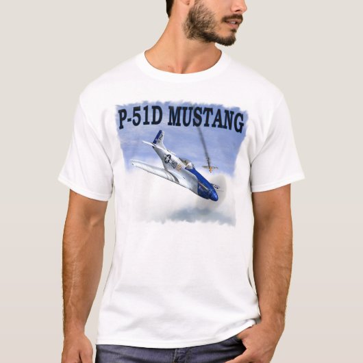 P-51対BF109 Tシャツ (正面)