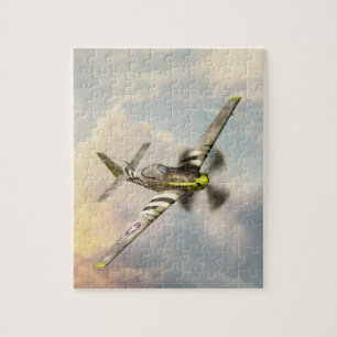 P-51第二次世界大戦戦闘機飛行機 ジグソーパズル