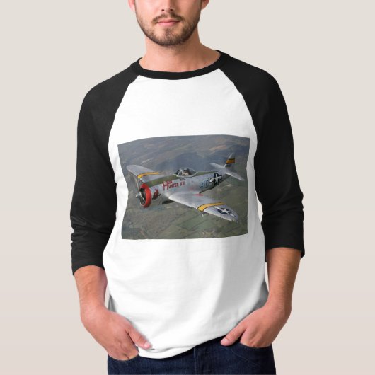 p-51飛行機 tシャツ (正面)