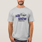 P-51 ビンテージ航空機 ミリタリー退役軍人 WW2 エアショー Tシャツ (正面)