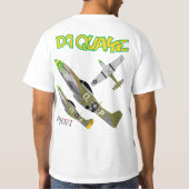 P-51 DAは震動します Tシャツ (裏面)
