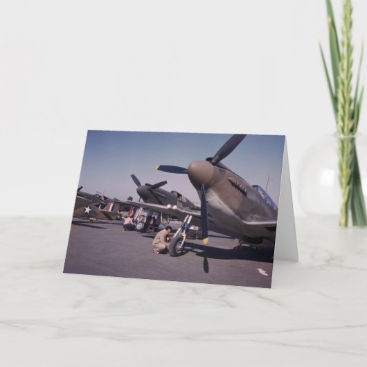 P-51 Mustang 1942年 カード (正面)