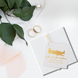 P-51 Mustang Airplane Cool Pilot Aviation Birthday フェイバータグ