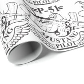 P-51 MUSTANG rcモデルパイロット ラッピングペーパー (ロールコーナー)