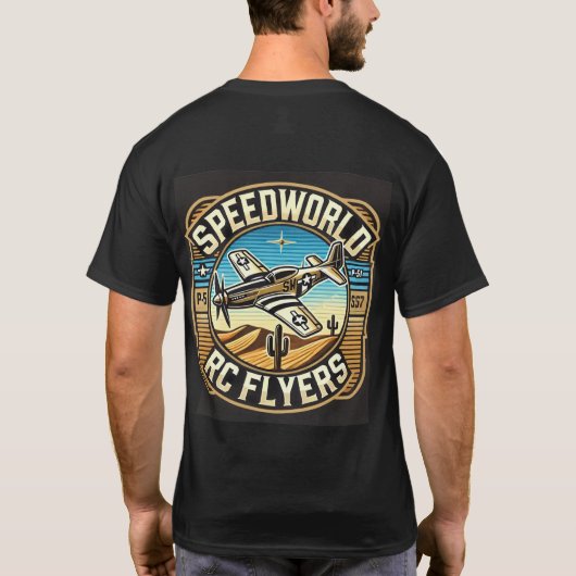P-51 speedworld shirt tシャツ (裏面)