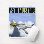 P-51Dのムスタングのマウスパッド マウスパッド (マウス)