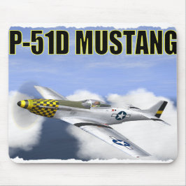 P-51Dのムスタングのマウスパッド マウスパッド