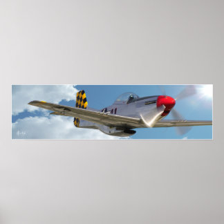 「P-51Dマスタング」 ポスター