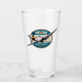 "P-51D Mustang" タンブラーグラス (正面)