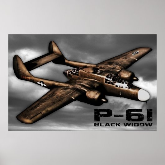 P-61ブラックウィドウ ポスター (正面)