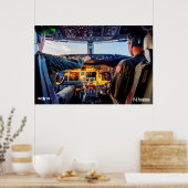 P-8ポセイドンコックピット ポスター (キッチン)