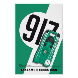 P 917 David Piper Kyalami 1969 ポスター